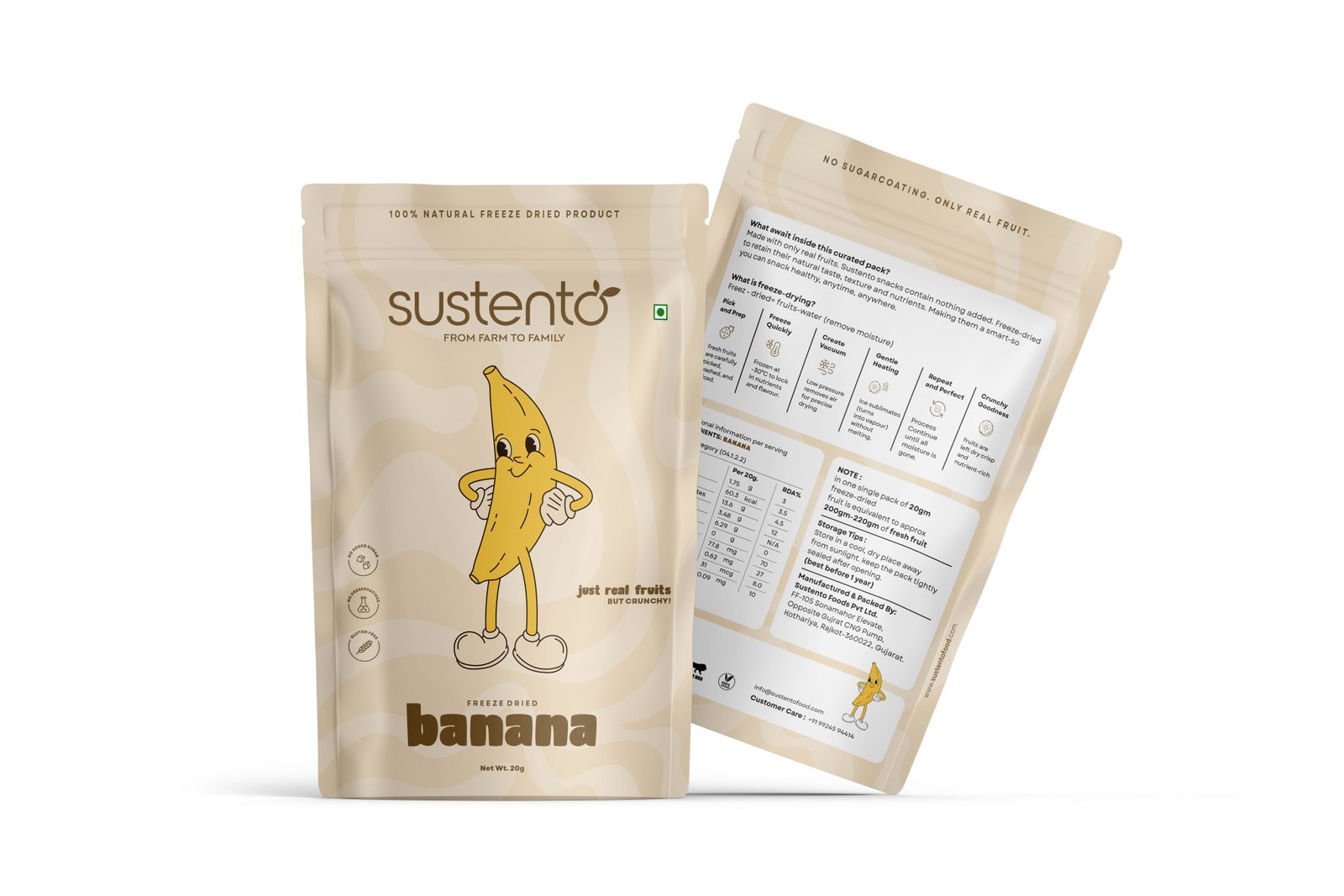 Banana Freeze-Dried Packet